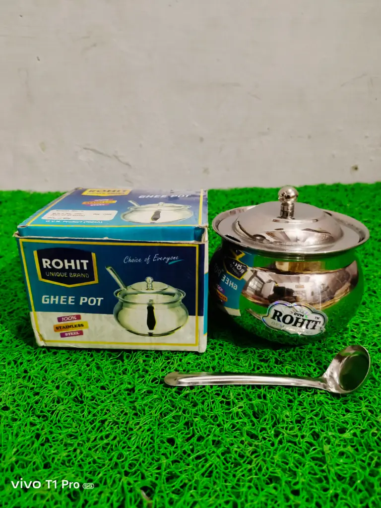Stainless Steel Ghee Pot