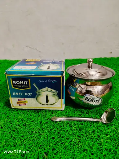 Stainless Steel Ghee Pot